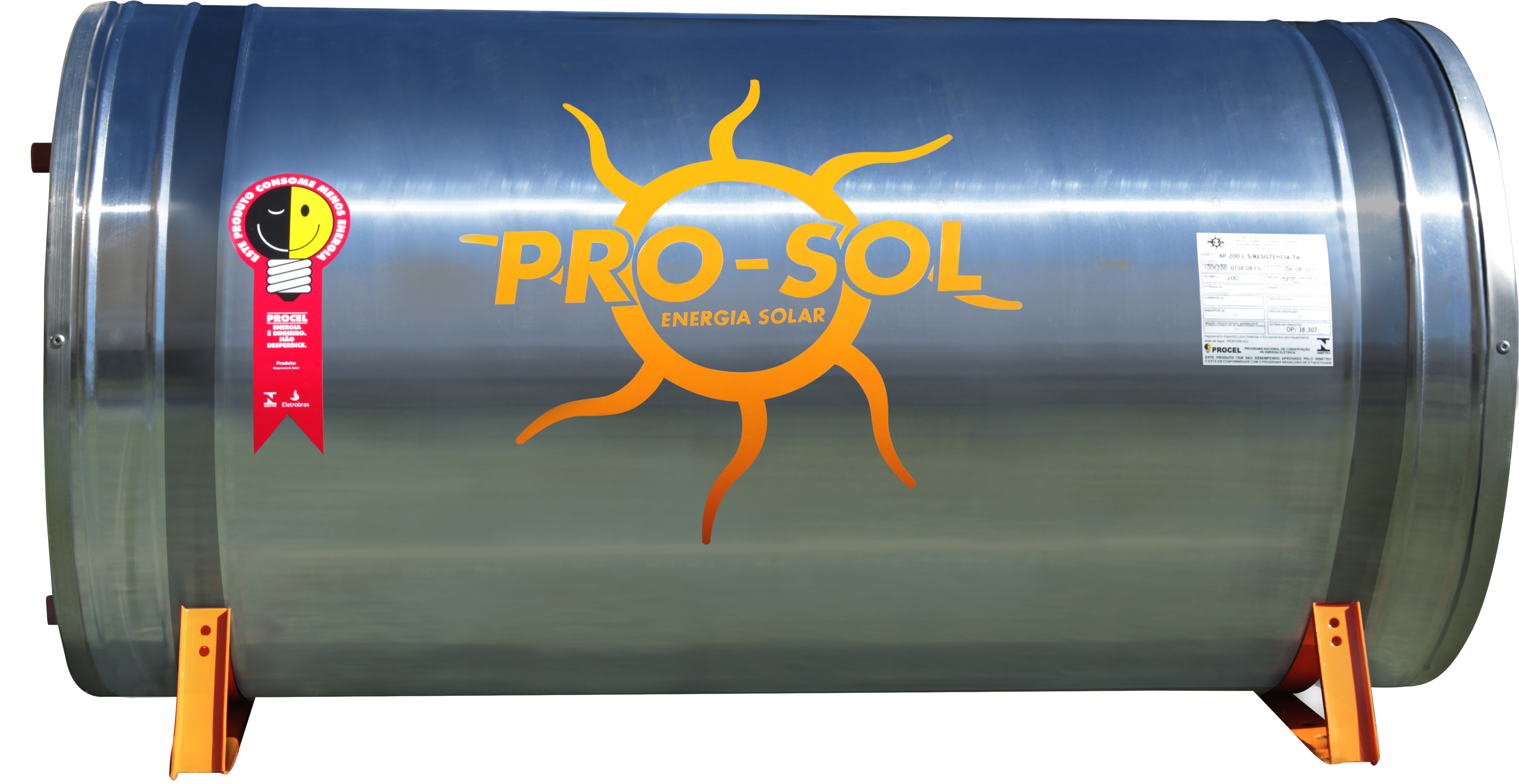 Reservatório Térmico Pro-Sol Baixa Pressão 304L/316L